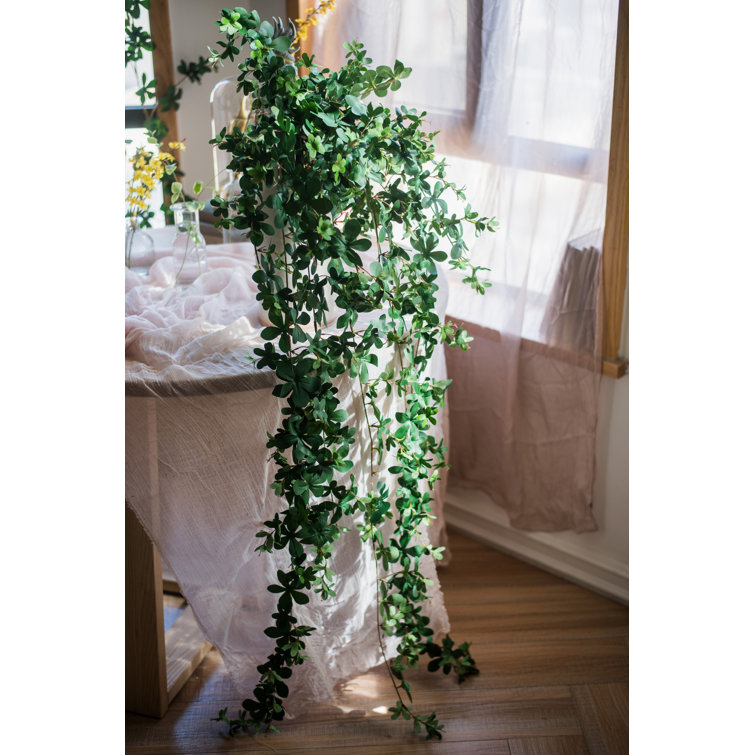 Gracie Oaks Artificial Schefflera Leaf Vine Bush Branch Wayfair